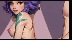 Footjob lol Parody: Dirty Fantasy P4 Porno